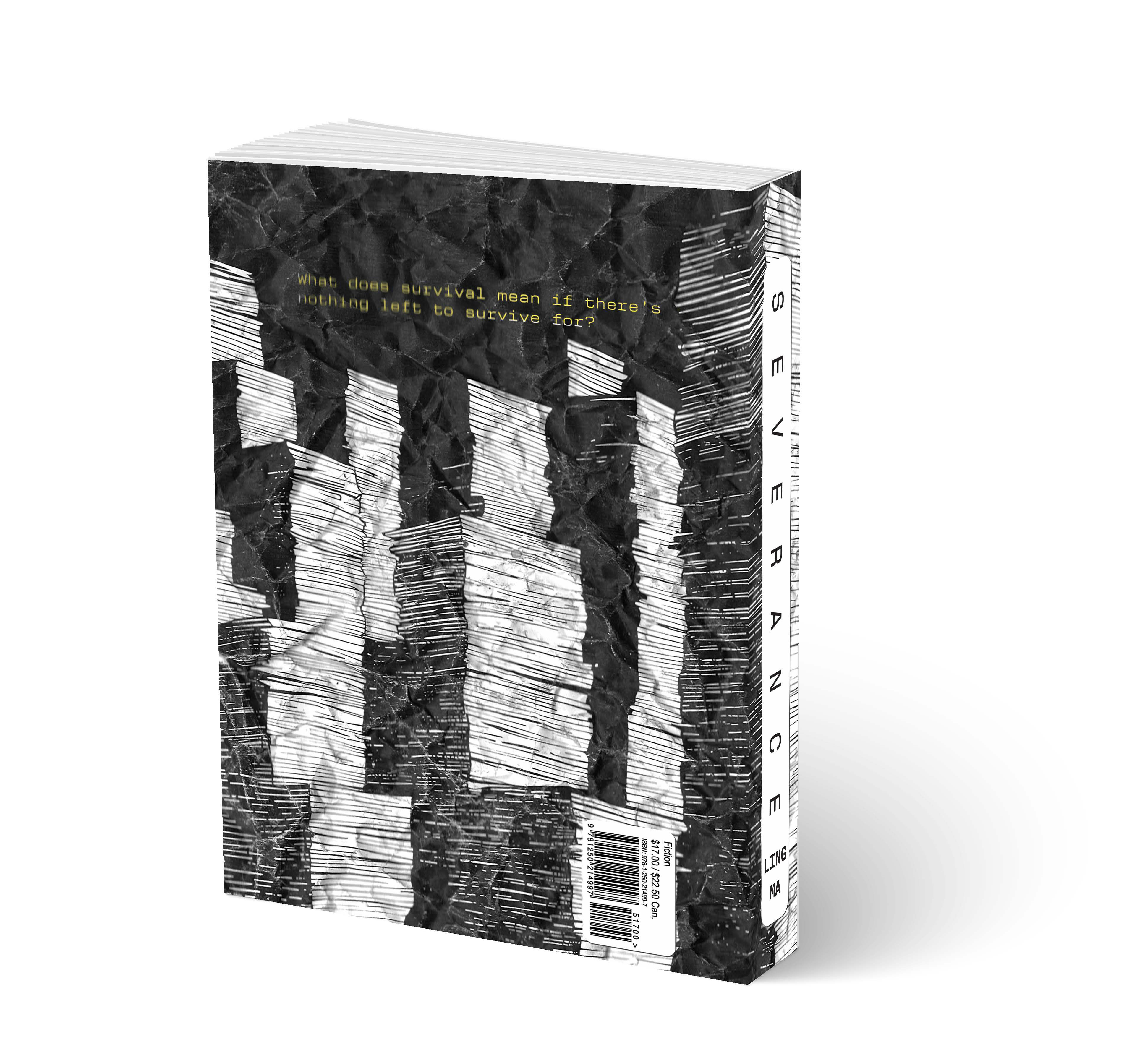 The blurred type results from repeated copier passes, creating real mechanical distortion rather than digital effects.